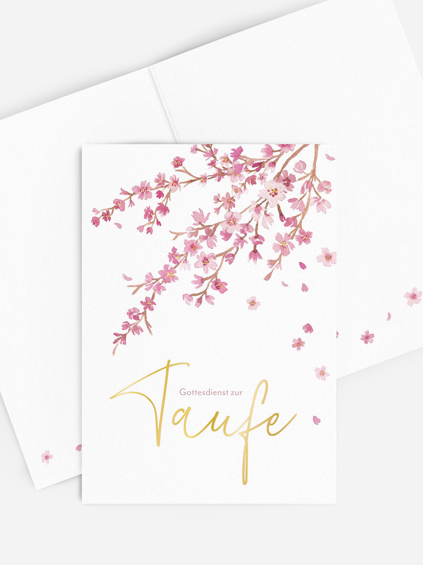 Kirchenheft Taufe Sakura