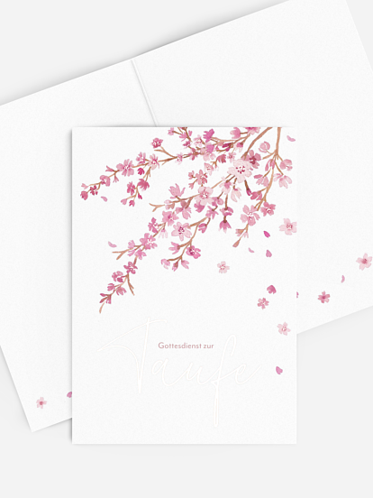 Kirchenheft Taufe Sakura