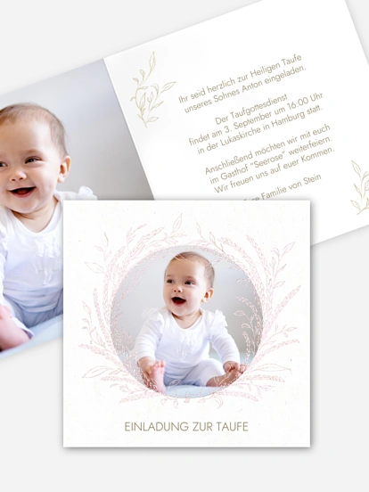 Taufeinladung Ähren