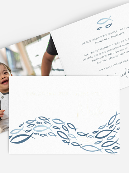 Taufeinladung Ichtys