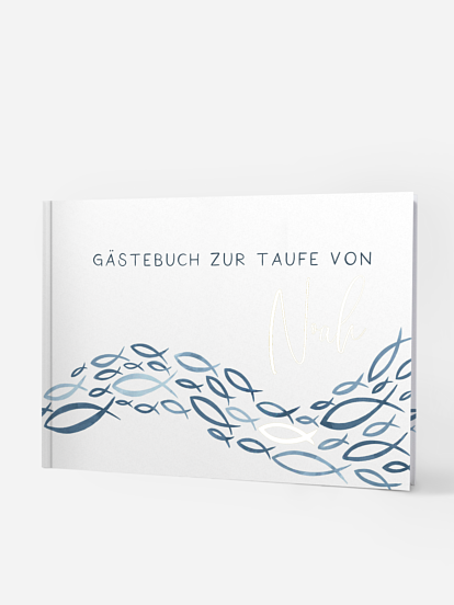 Gästebuch zur Taufe Ichtys