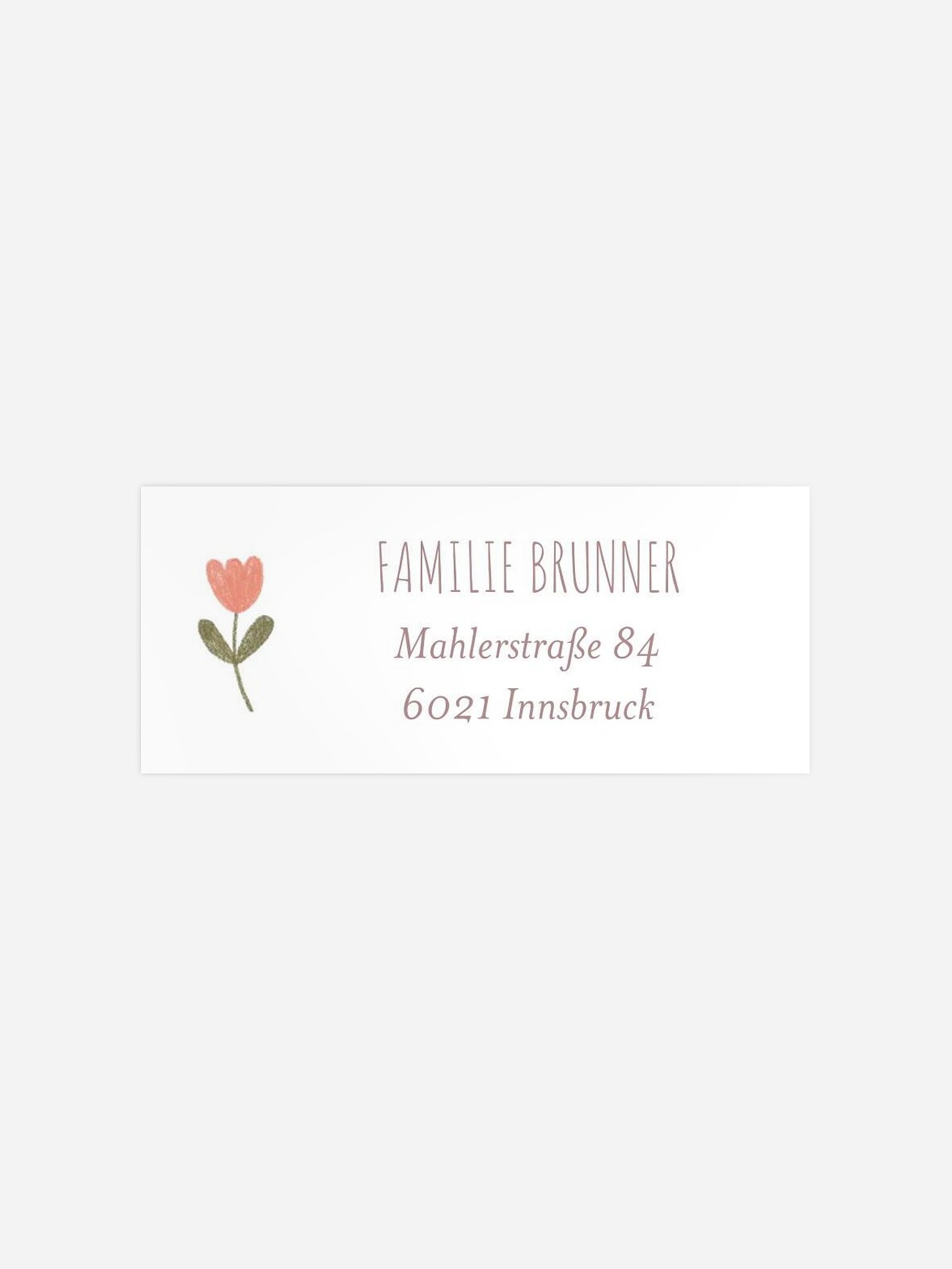 Absenderaufkleber Taufe Blush Blessings