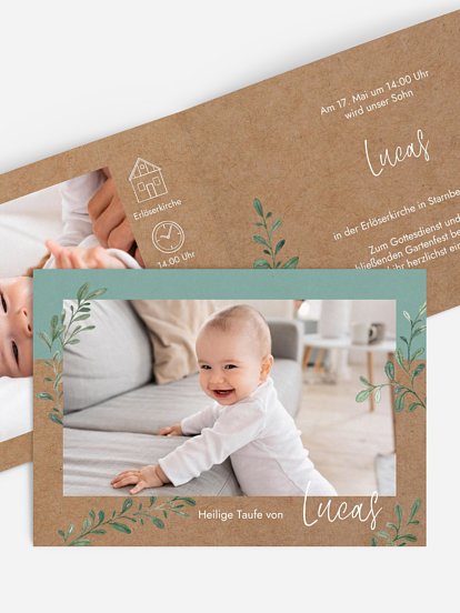 Taufeinladung Natural Faith