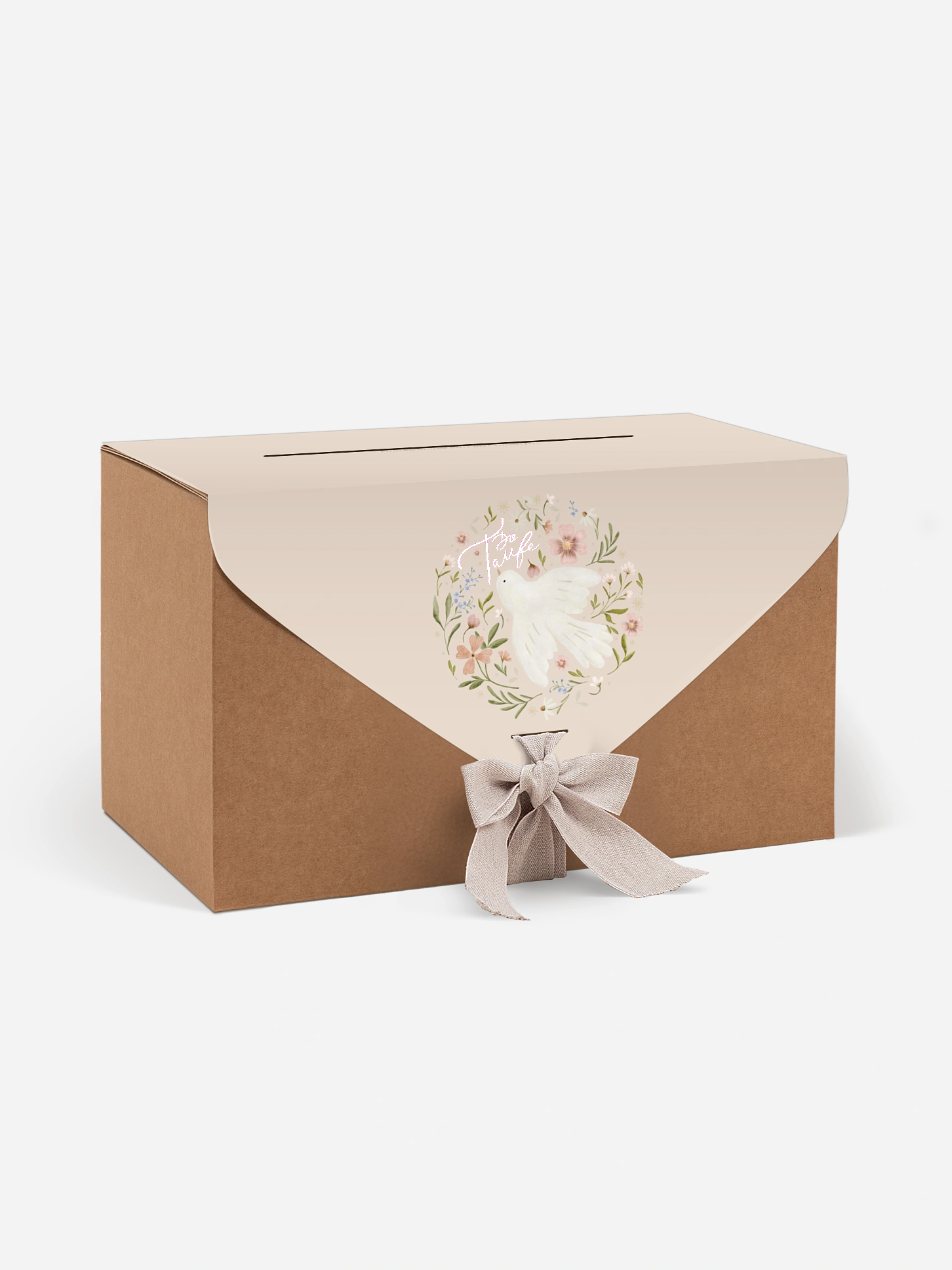 Kartenbox Taufe Blossom Dove
