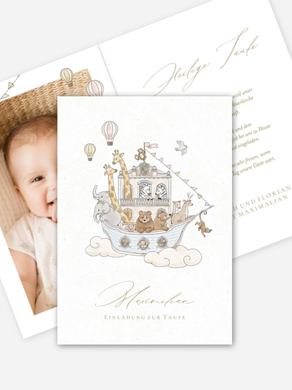 Taufeinladung Sweet Arch