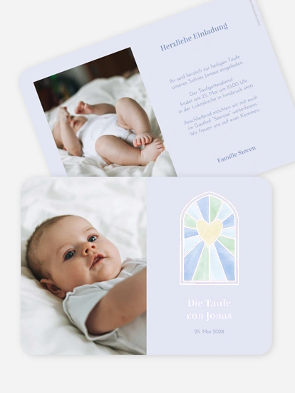Taufeinladung Zarter Segen