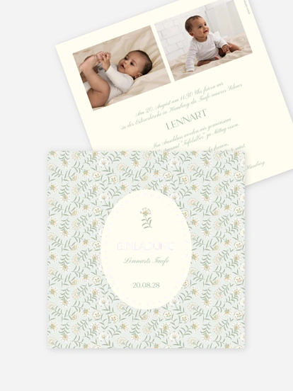 Taufeinladung Wiesenflüstern