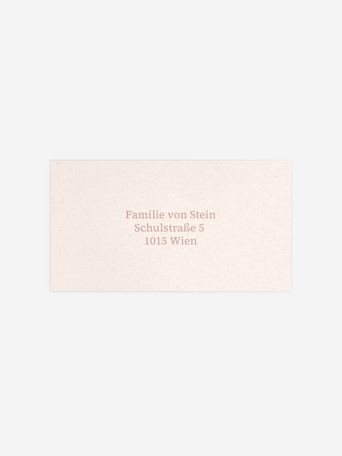 Empfängeraufkleber Taufe Pastel Arc