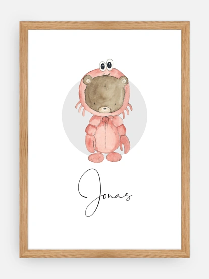 Poster Geburt Sternzeichen