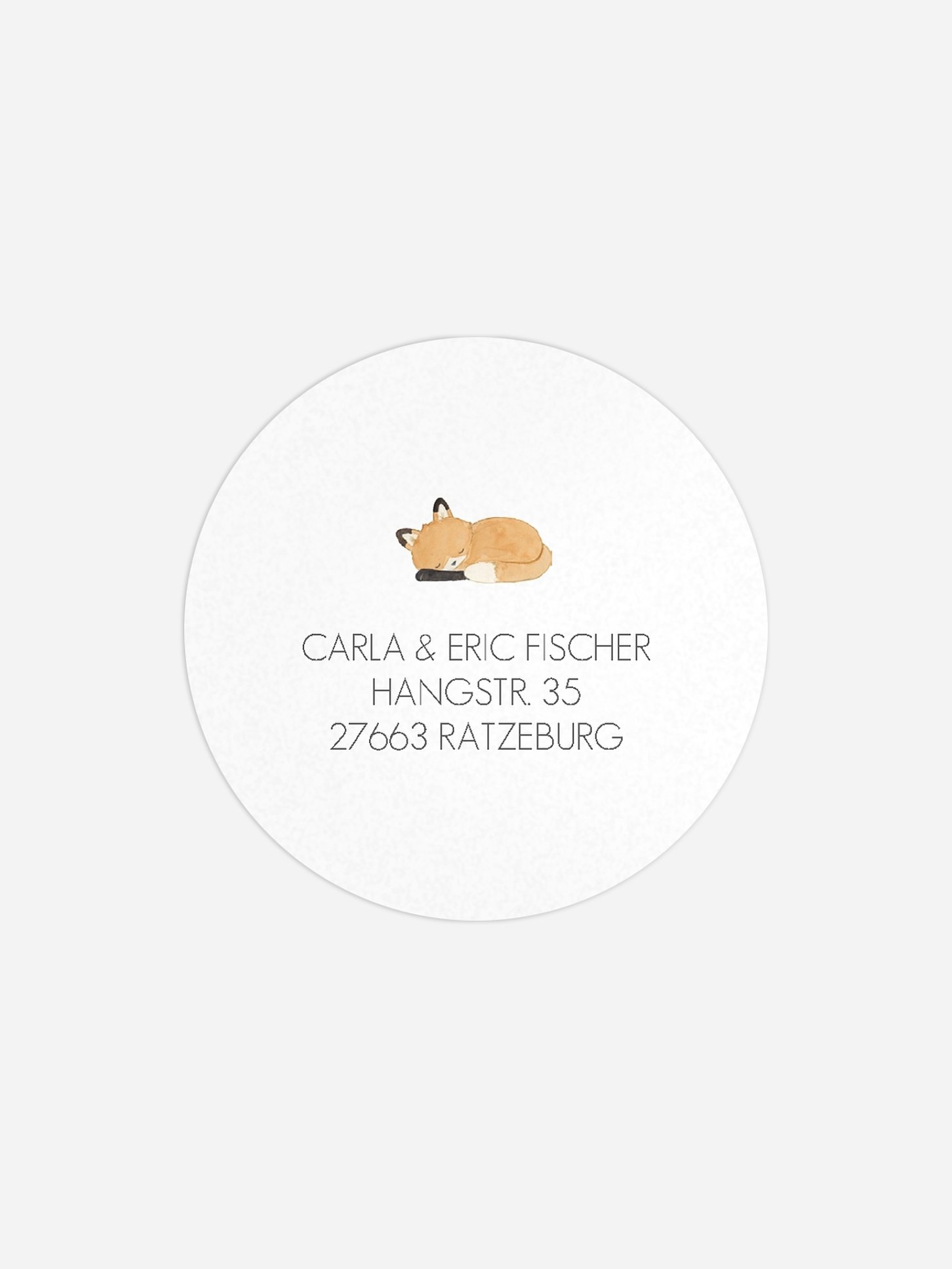Absenderaufkleber Geburt Tierchen Trio