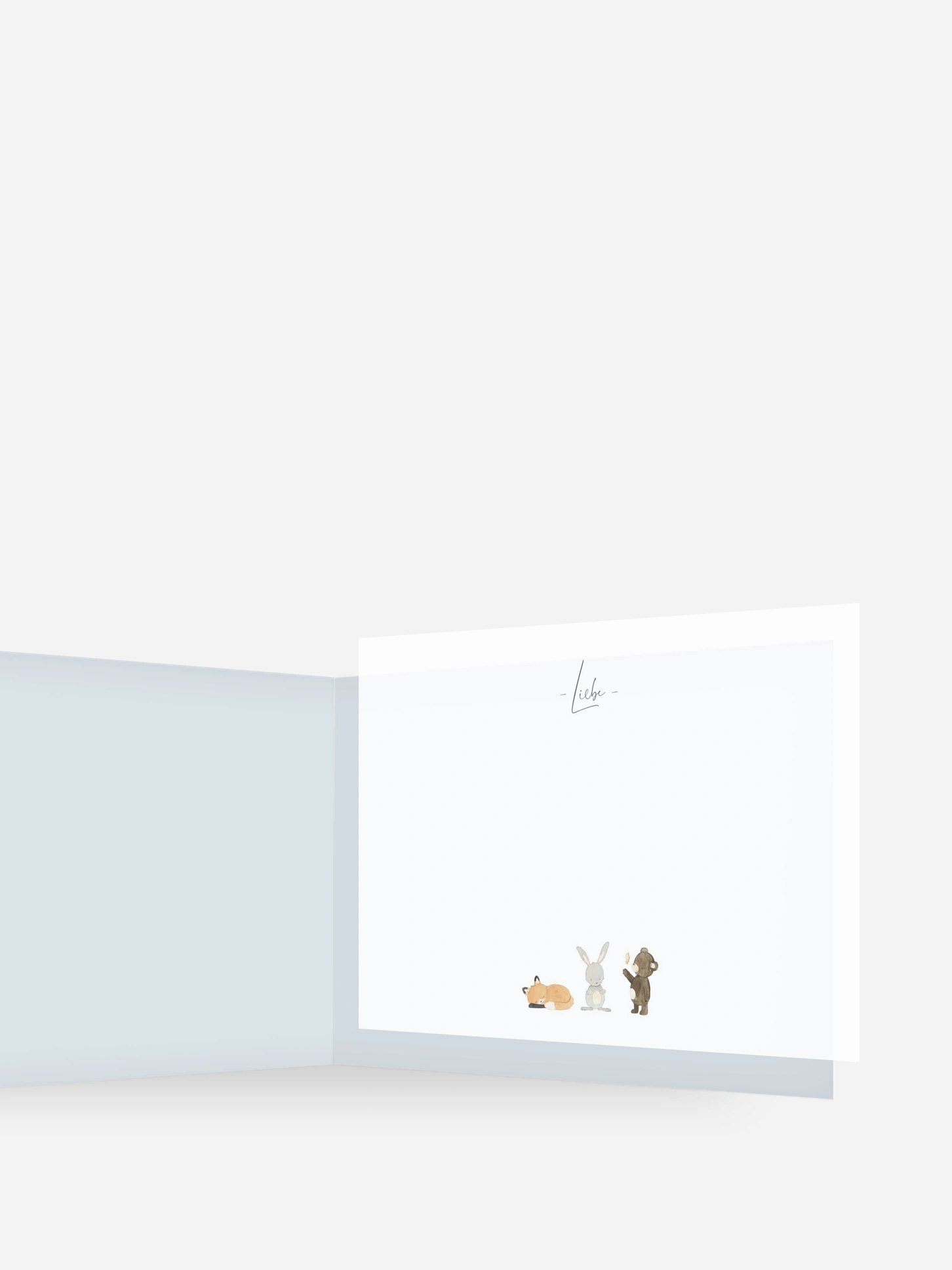 Einlegeblätter Tierchen Trio