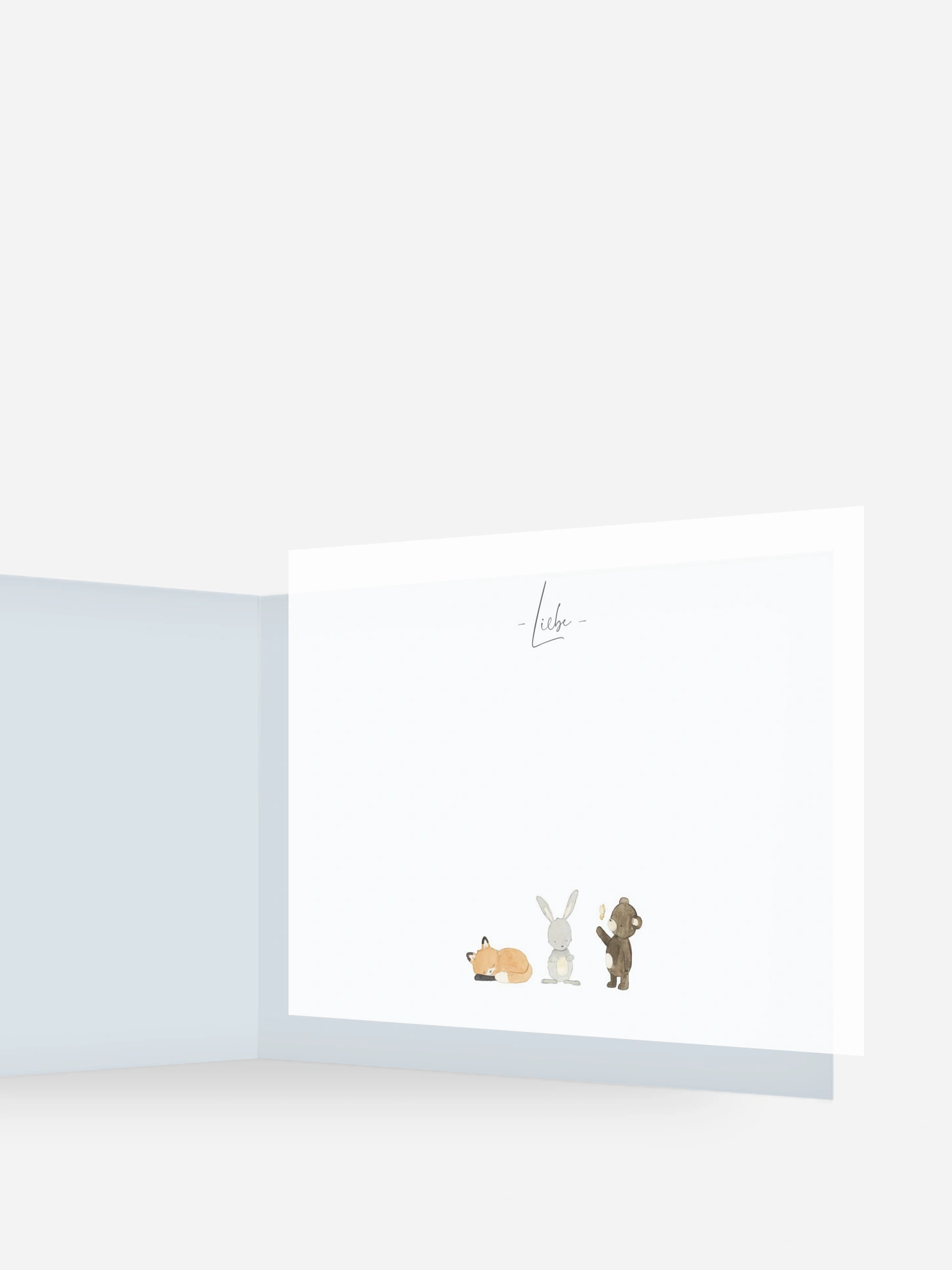 Einlegeblätter Tierchen Trio