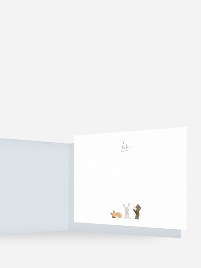 Einlegeblätter Tierchen Trio