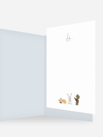 Einlegeblätter Tierchen Trio