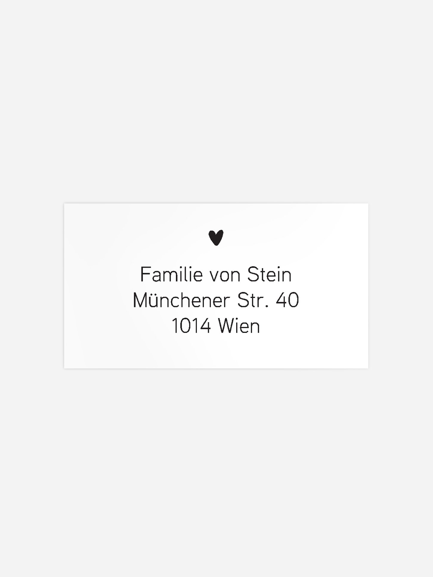 Empfängeraufkleber Geburt Snapshot