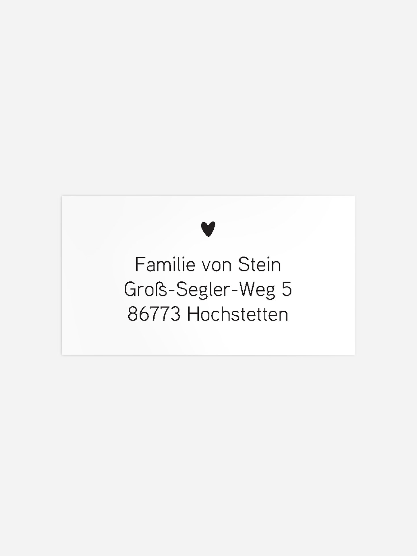 Empfängeraufkleber Geburt Snapshot