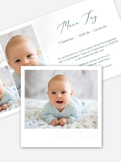 Taufeinladung Kleines Wunder