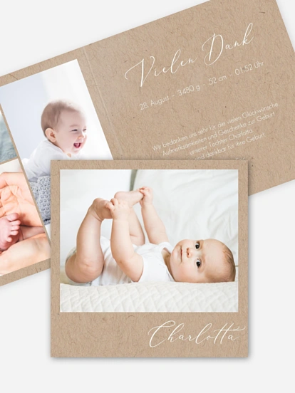 Geburtskarte Kleines Wunder