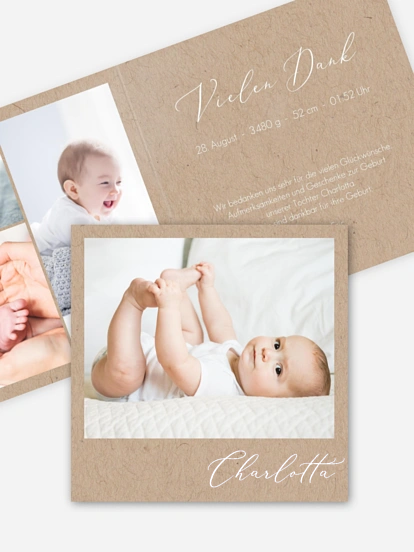 Geburtskarte Kleines Wunder