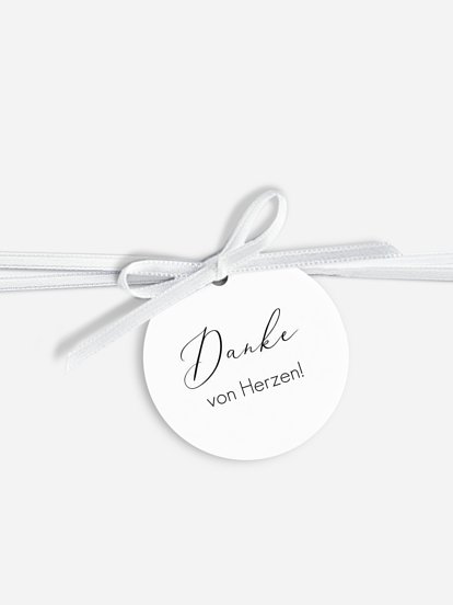 Anhänger mit Band zur Hochzeit Kleines Wunder