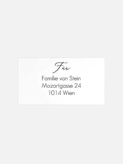 Empfängeraufkleber Geburt Kleines Wunder