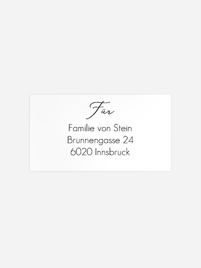 Empfängeraufkleber Taufe Kleines Wunder