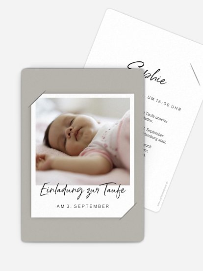 Taufeinladung Petit Amour
