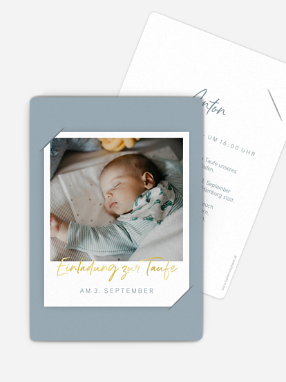 Taufeinladung Petit Amour