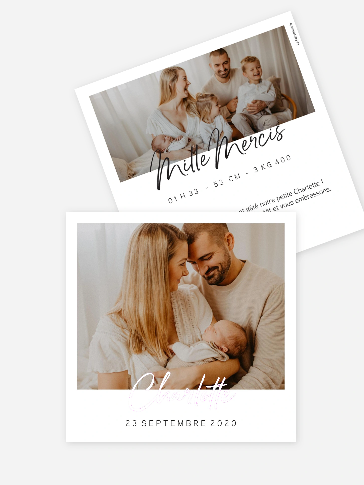 Faire-part naissance Petit Amour