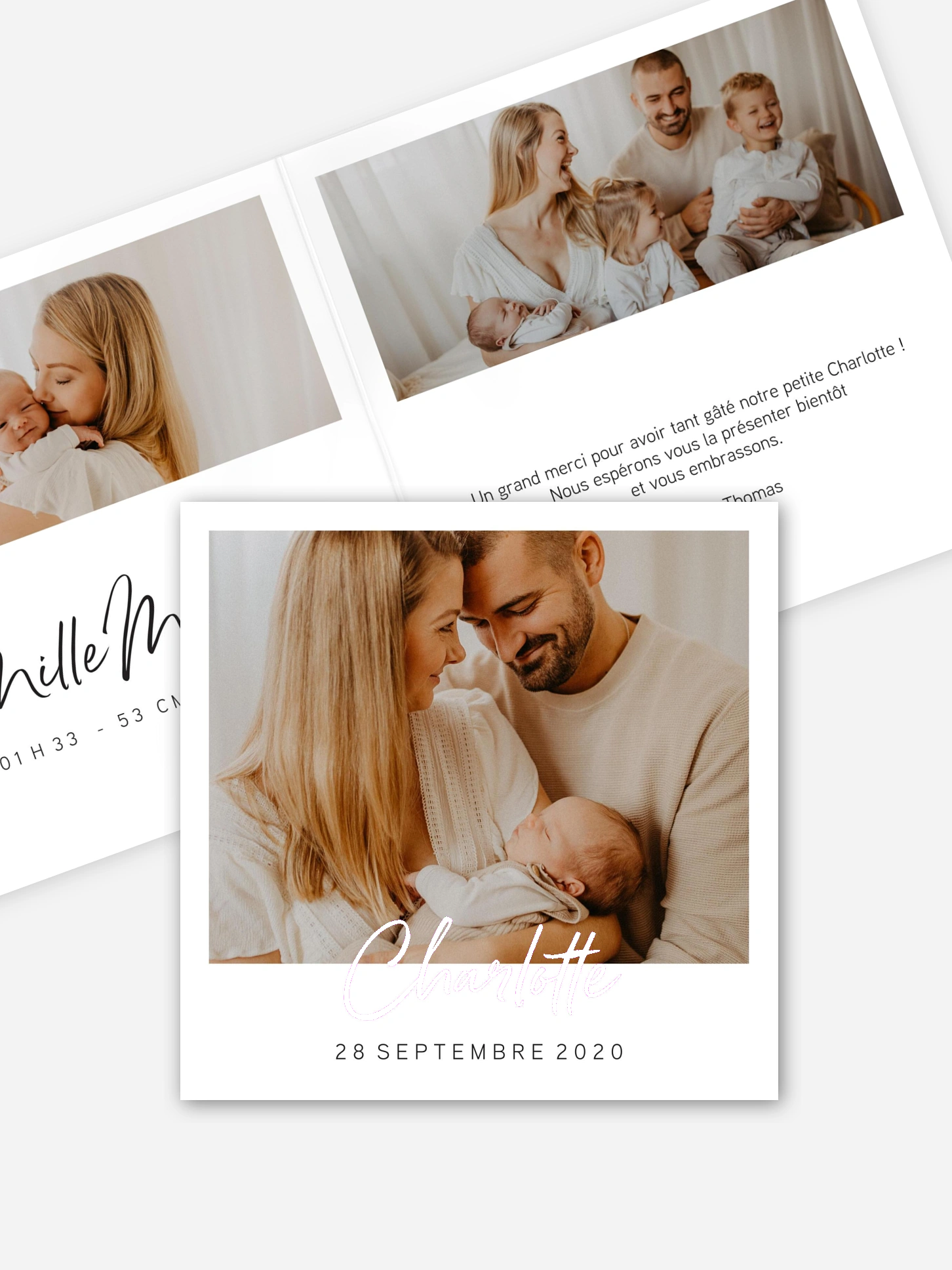 Faire-part naissance Petit Amour