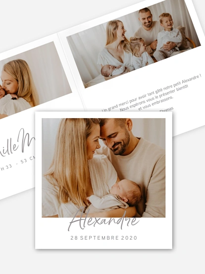 Faire-part naissance Petit Amour