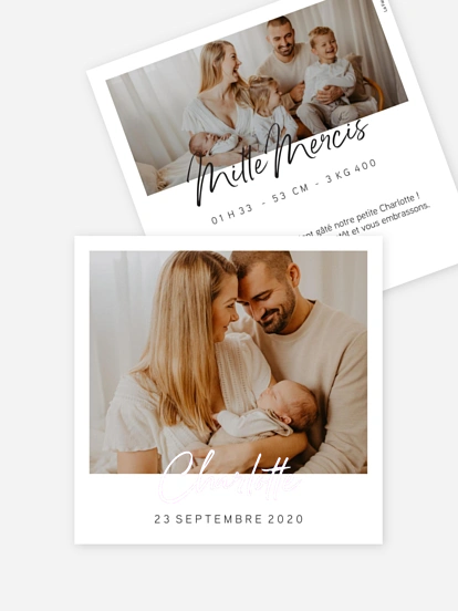 Faire-part naissance Petit Amour