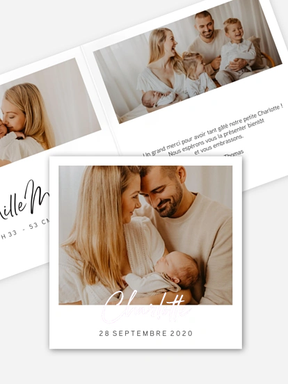 Faire-part naissance Petit Amour