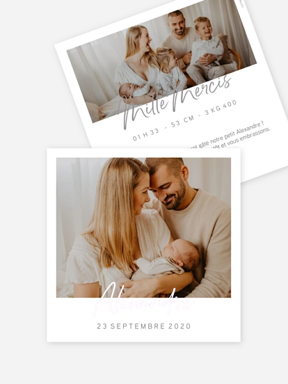 Faire-part naissance Petit Amour