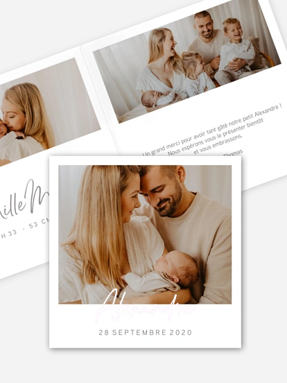 Faire-part naissance Petit Amour