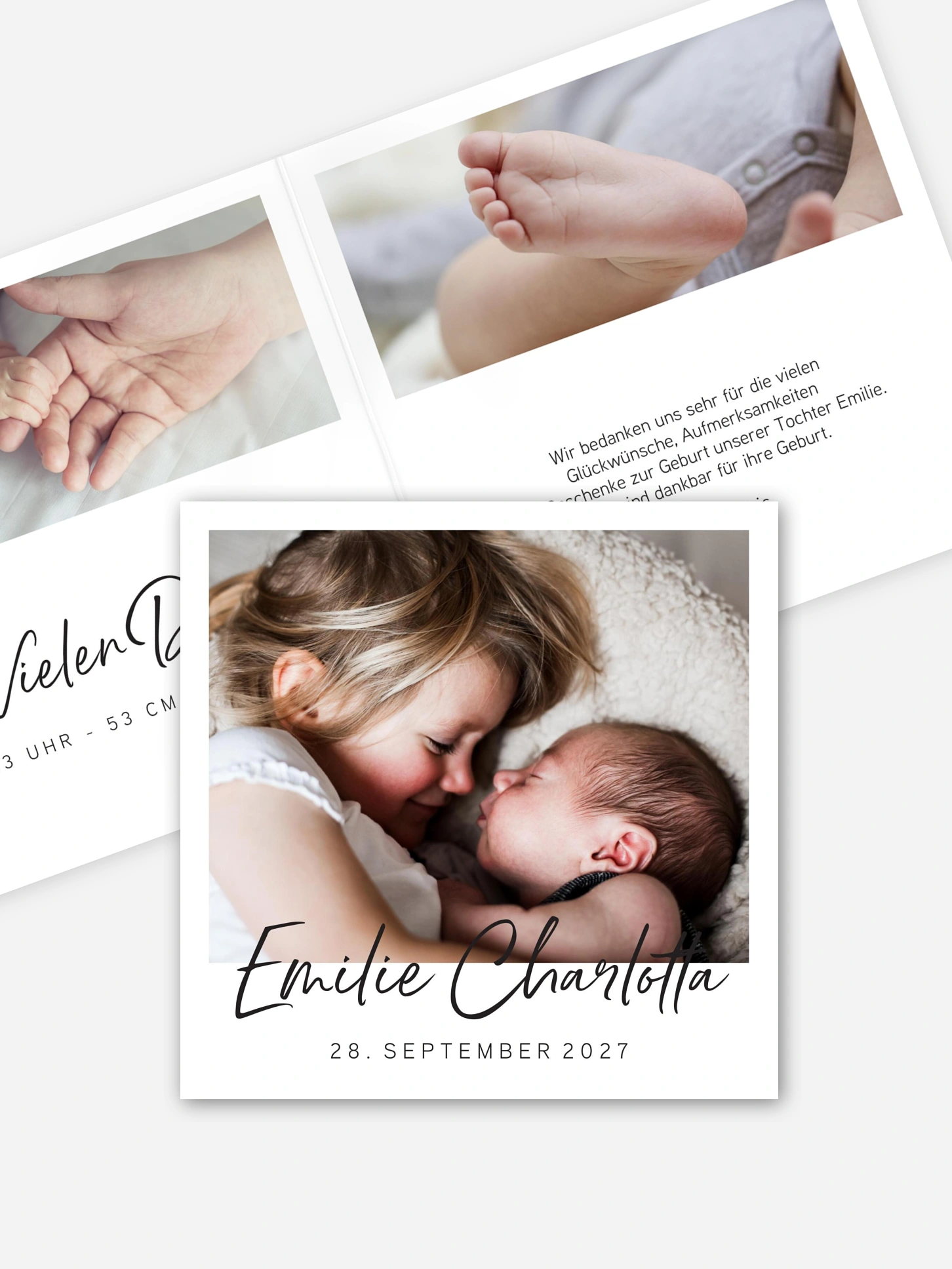 Geburtskarte Petit Amour