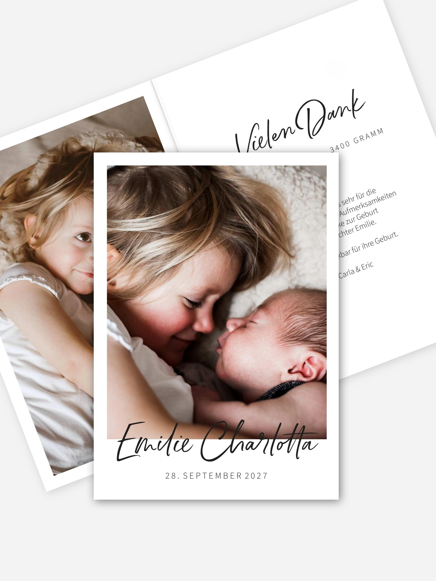Geburtskarte Petit Amour