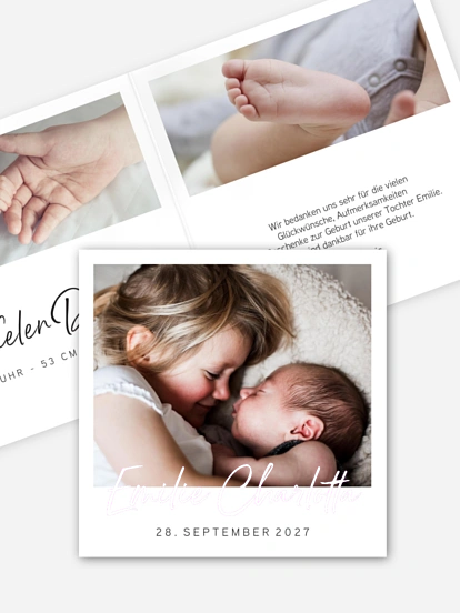 Geburtskarte Petit Amour