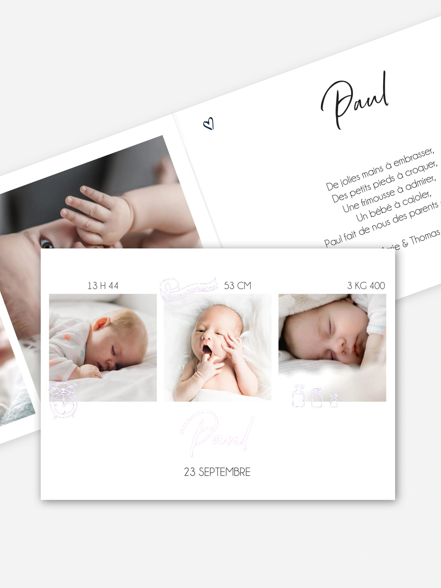 Faire-part naissance Perfect baby