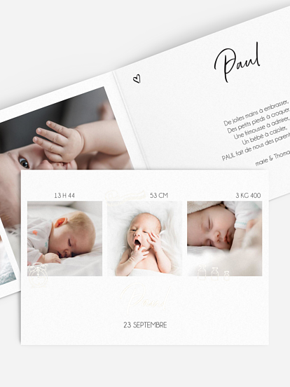 Faire-part naissance Perfect baby