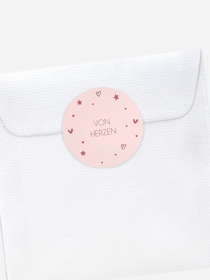 Aufkleber Geburt Sternlein