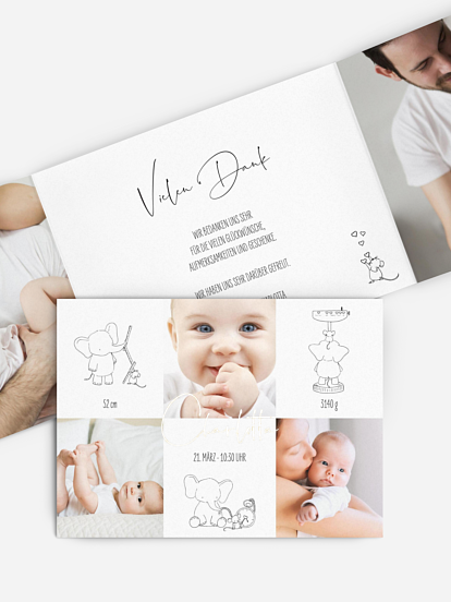 Geburtskarte Beste Freunde