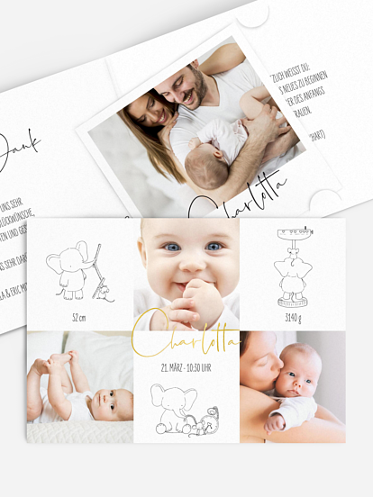 Geburtskarte Beste Freunde