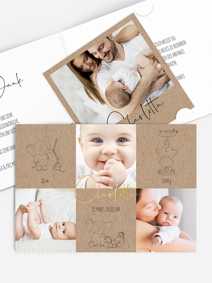 Geburtskarte Beste Freunde