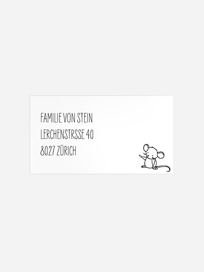 Empfängeraufkleber Geburt Beste Freunde