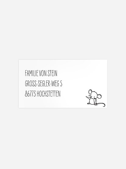 Empfängeraufkleber Geburt Beste Freunde