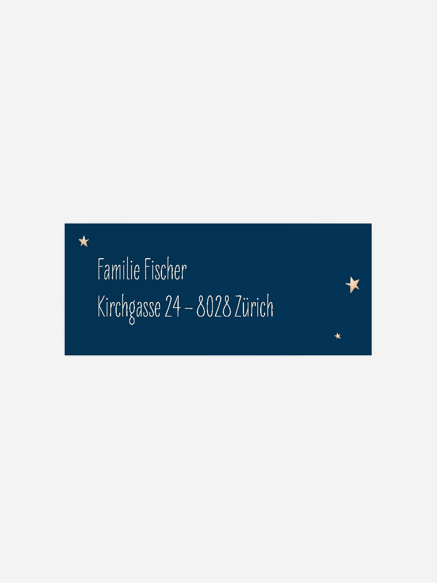 Absenderaufkleber Geburt Verzaubert