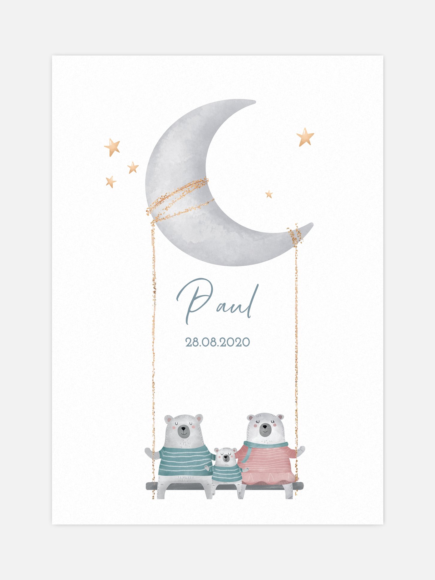 Poster Geburt Verzaubert