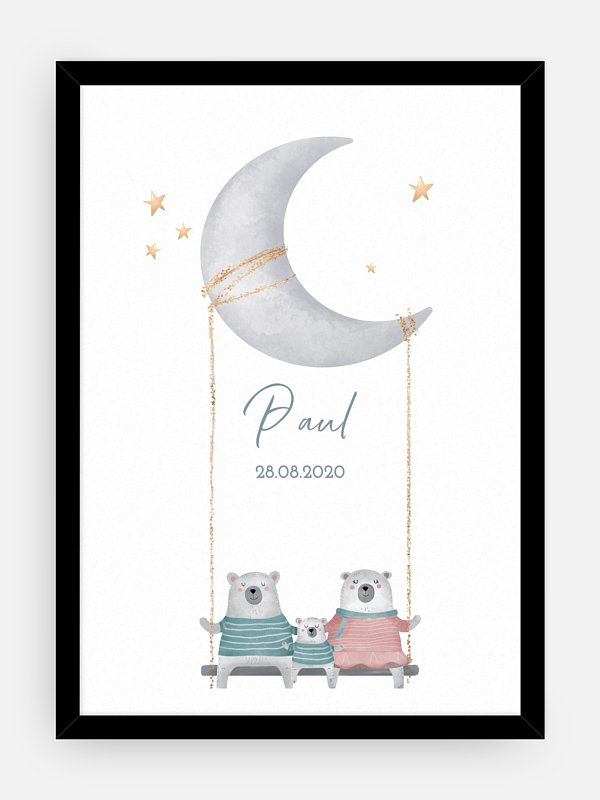 Poster Geburt Verzaubert