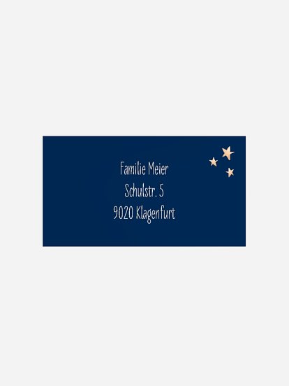 Empfängeraufkleber Trauer Verzaubert